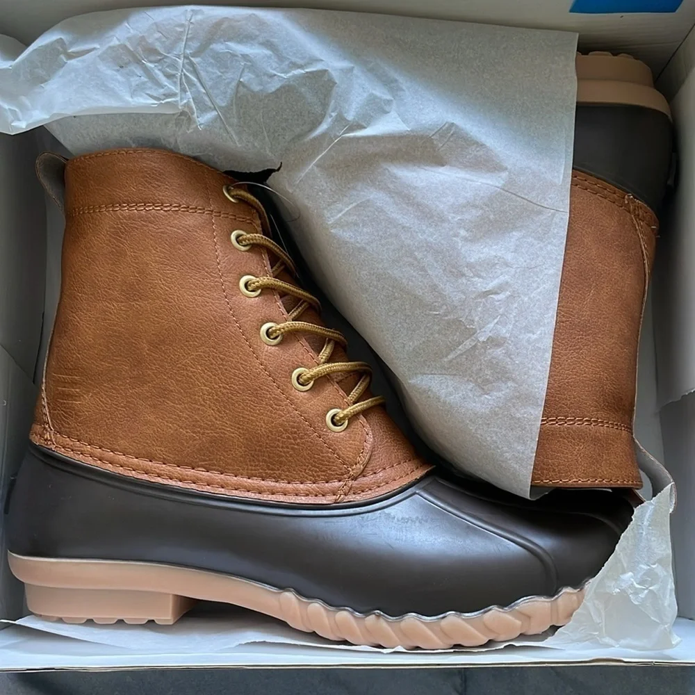 LONDON FOG Mens Seth Duck Casual Boots Ankle